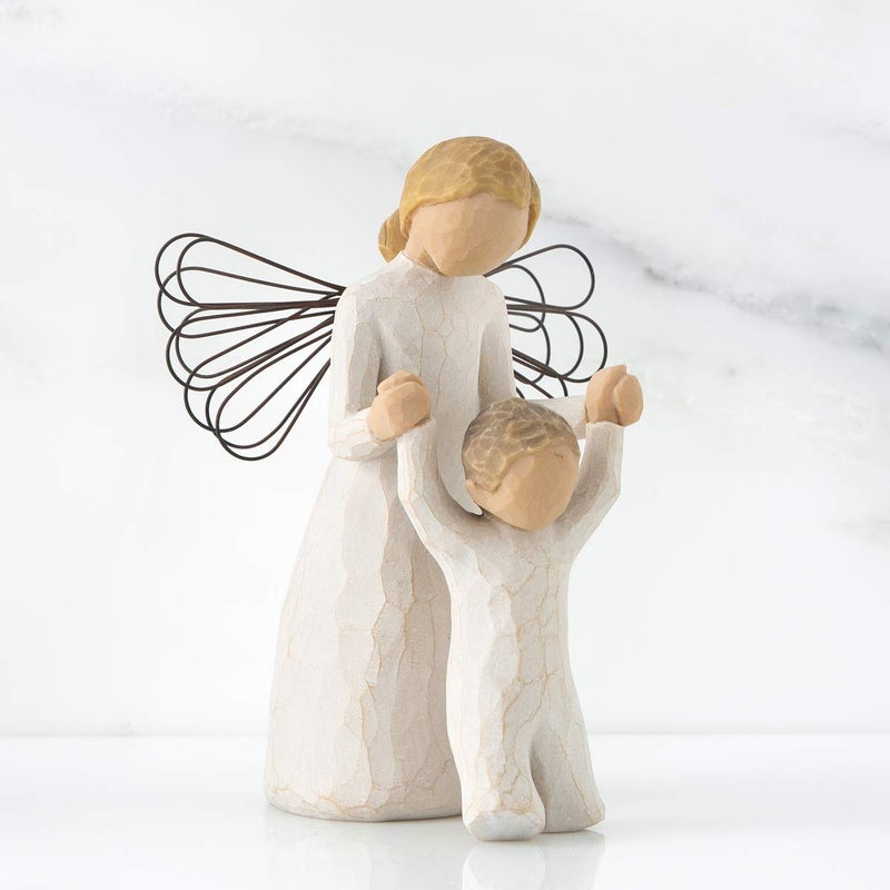 Willow Tree Guardian Angel, Sculpted Hand-Painted Figure - Image 2