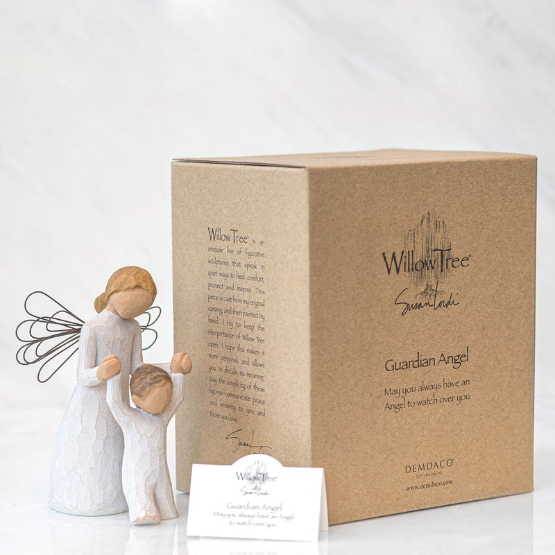 Willow Tree Guardian Angel, Sculpted Hand-Painted Figure - Image 5