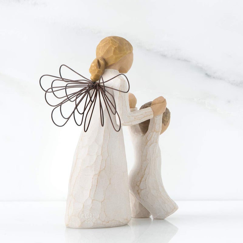Willow Tree Guardian Angel, Sculpted Hand-Painted Figure - Image 4