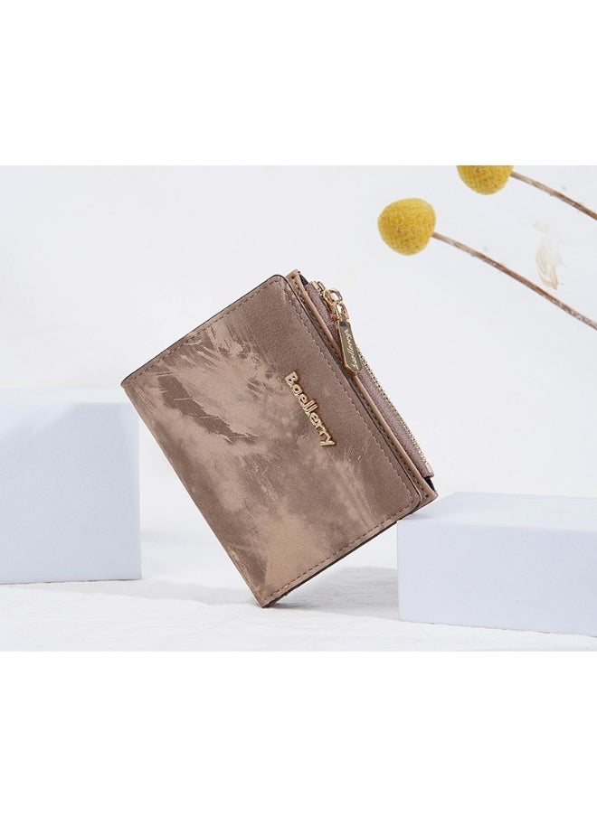 baellerry Women's Purse Short Fashion Zipper Buckle Wallet Multi-card Coin Purse Woman  - Image 2