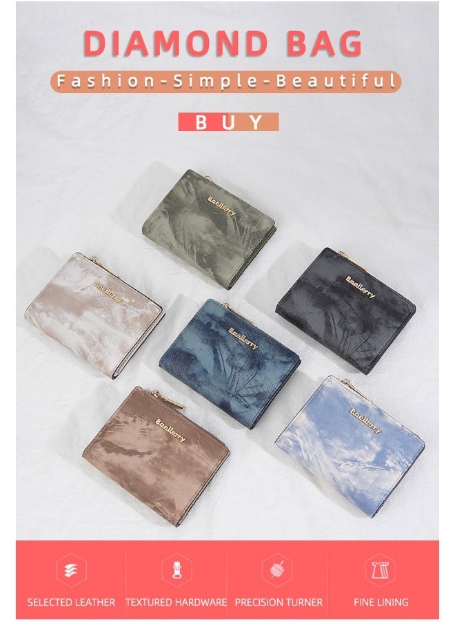 baellerry Women's Purse Short Fashion Zipper Buckle Wallet Multi-card Coin Purse Woman  - Image 5