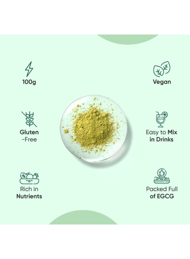 WeightWorld Ceremonial Grade Matcha Green Tea Powder | 100g Organic Matcha Powder | Soil Association Certified | No Fillers & Pesticides | Vegan-Friendly - Image 4