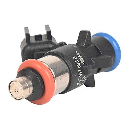 RLP Fuel Injectors 0280158233 Compatible with 2011-2017 Chrysler 200/300 Dodge Challenger Charger Jeep Grand Cherokee Wrangler Ram 1500/2500/3500 3.6L Replaces 05184085AC 4 Holes - Image 5