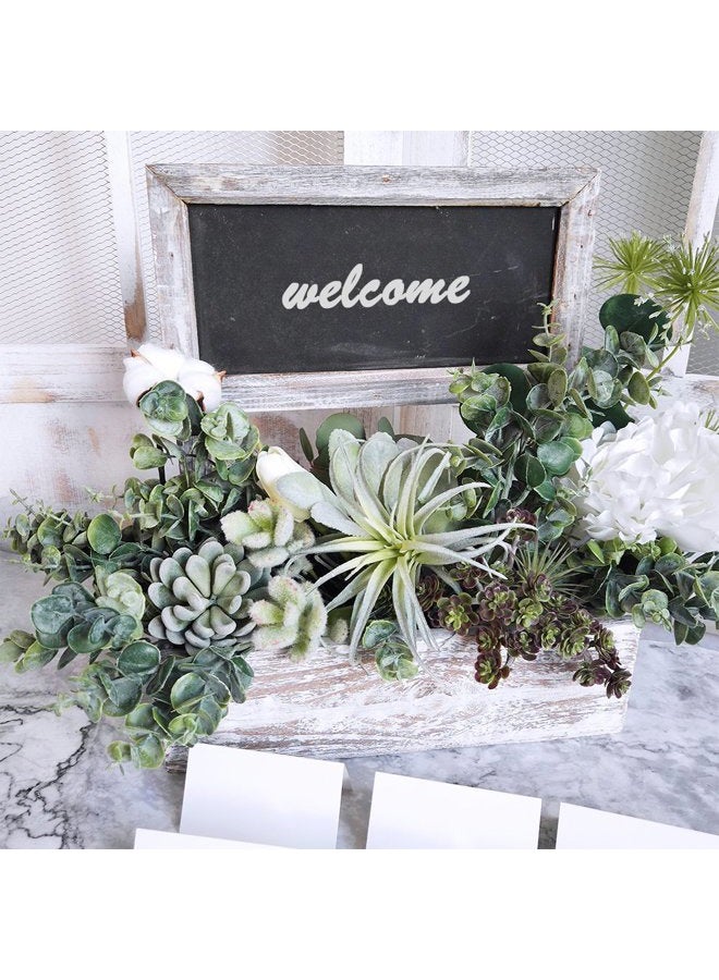 Supla 3 Pcs Realistic Eucalyptus Leaves Bushes Artificial Greenery Stems Faux Eucalyptus Branches in Grey Green 14.6" Tall for Vase Bouquets Wreath Garland Floral Crafts Centerpiece Table Decorations - Image 4