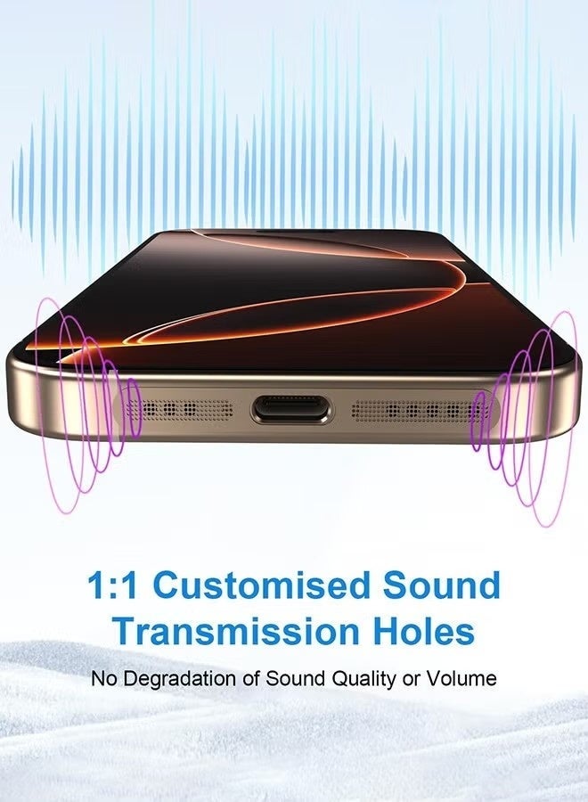 USB C Dust Plug, Phone Speaker Mesh and Anti Dust Port Cover, Phone Accessories for iPhone 16/16 Plus/16 Pro/iPhone 15/15 Pro Phone Speaker Dust Cover with Cleaning Brush & Clean Alcohol Pack (Gold) - Image 4