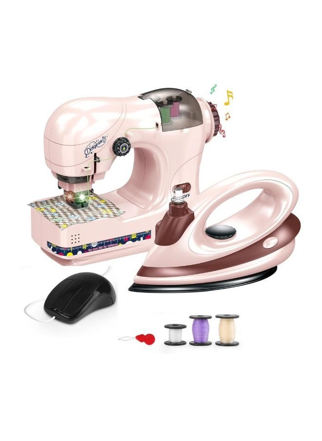 Mini Household Appliance Electric Sewing Machine & Iron Set, Pretend Play Toy for Kids Ages 3+ - pzsku/Z76A8C1DECB7F11D64227Z/45/_/1718193278/4cf12b90-b39b-4632-bcc2-2fe8f0f99718
