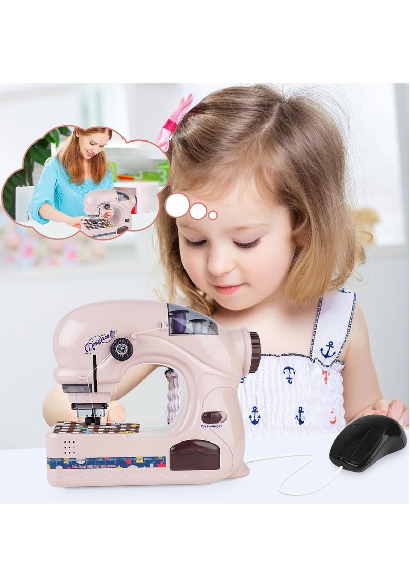 Mini Household Appliance Electric Sewing Machine & Iron Set, Pretend Play Toy for Kids Ages 3+ - pzsku/Z76A8C1DECB7F11D64227Z/45/_/1718193492/85b89fec-9576-42ec-a7aa-57196dac4b2b