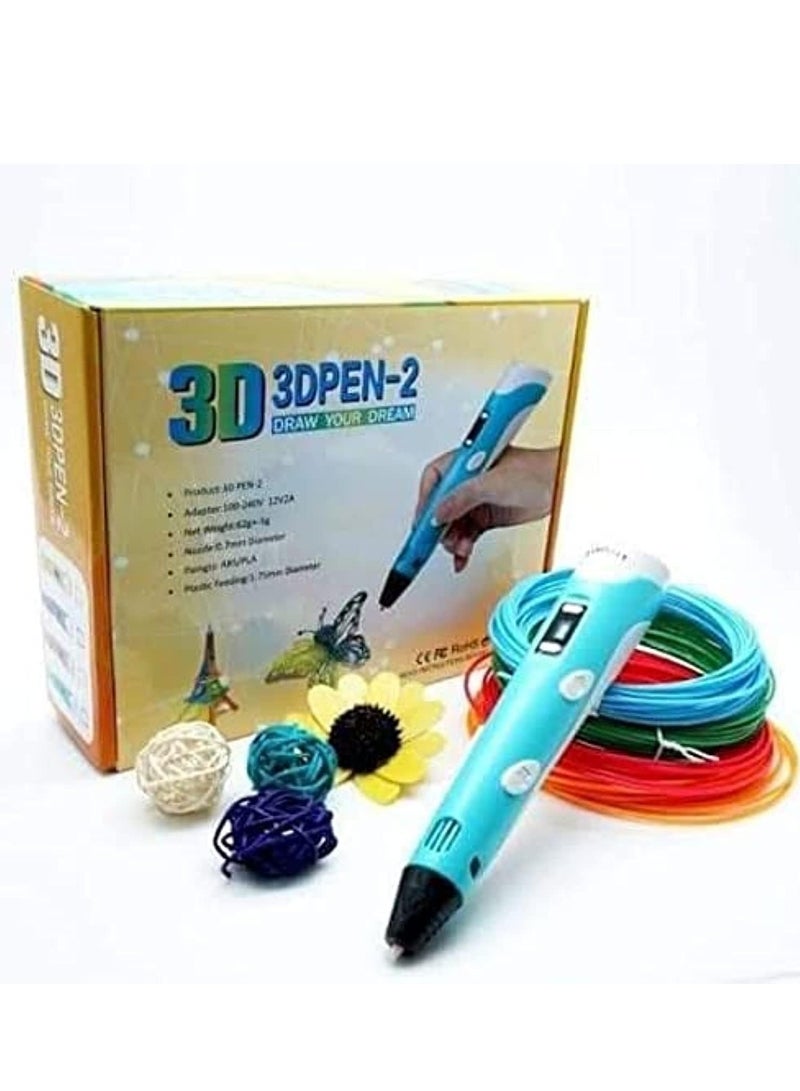 Simple design 3D pen to transform your creative imagination drawings into a slim-looking appearance. - Image 4