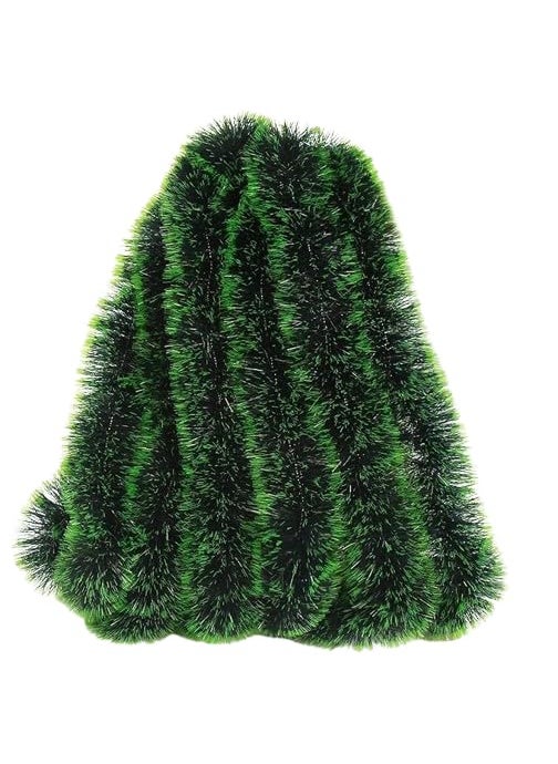 TakshHaven TakshHaven Green Garland for Christmas Ornaments Home Decoration Artificial Tinsel Garland Green Heavy Christmas Strings Ribbon for Xmas Christmas and Tree Decoration 10 Pcs 