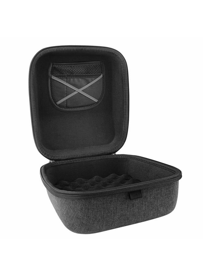 Geekria Shield Case for Large-Sized Over-Ear Headphones, Replacement Hard Shell Travel Carrying Bag with Cable Storage, Compatible with HiFiMAN HE 6se, HE 1000 Headsets (Dark Grey) - Image 2