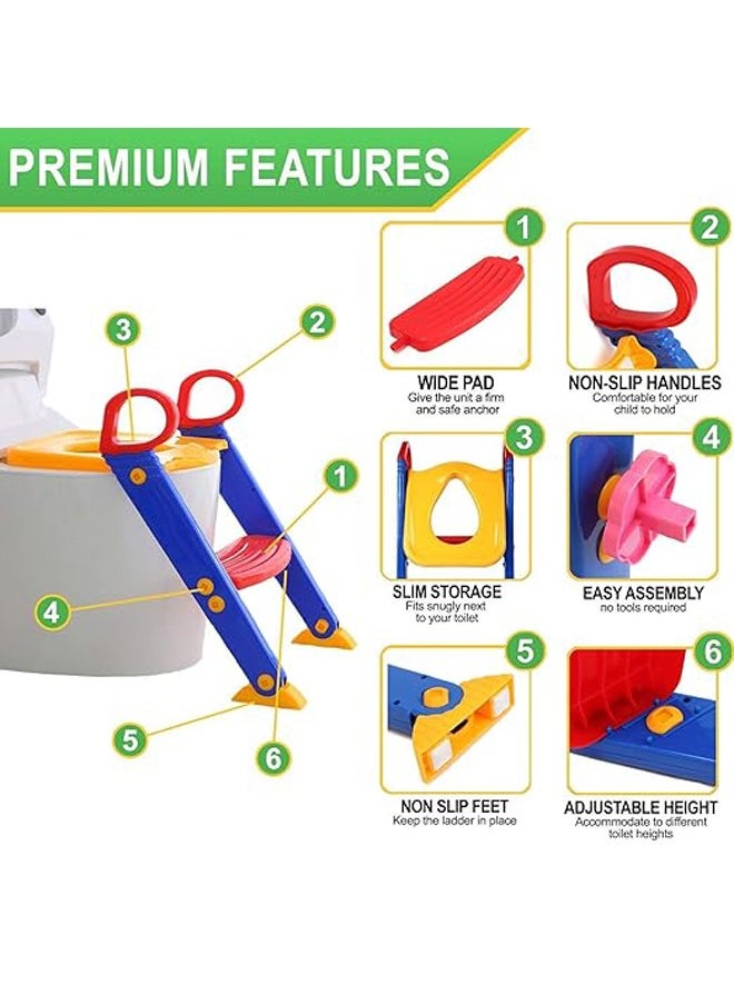 Kid Potty Training Seat With Step Stool Ladder Kids Toilet Seat , Potty Toilet Seat - pzsku/Z76A8E2010E9A9D7643C6Z/45/_/1731376897/e404fd05-c82e-4b3d-b58d-5b5cd82eca21
