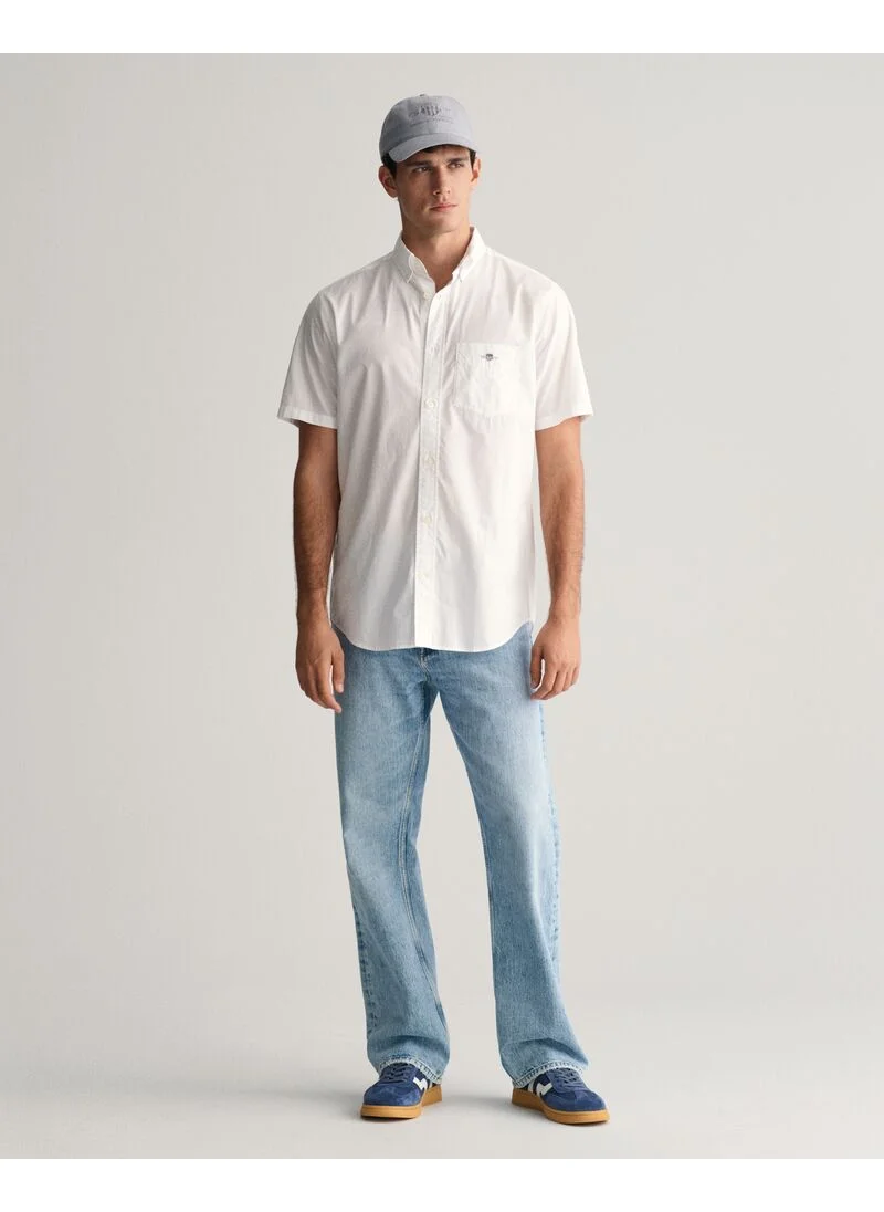 غانت Gant Regular Classic Poplin Ss Shirt