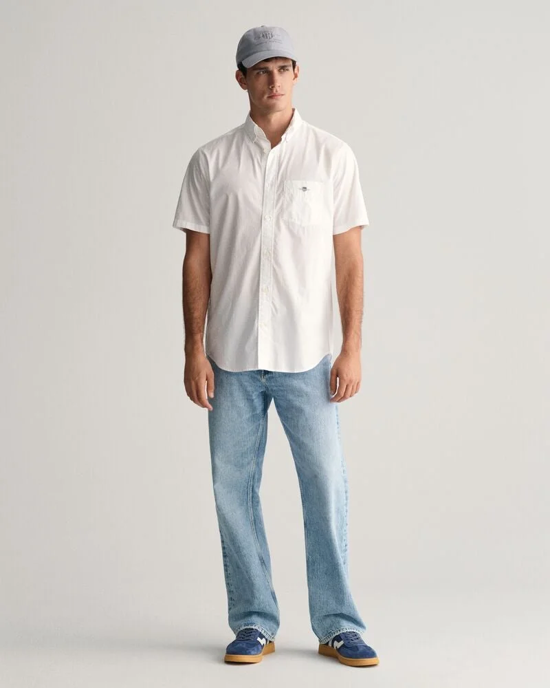 GANT Gant Regular Classic Poplin Ss Shirt