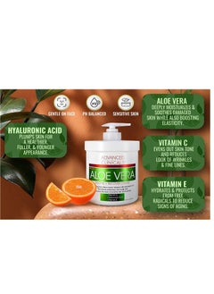 Advanced Clinicals Aloe Vera Soothe Recover Cream 454g  - Image 2