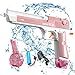 Snowall Pink Electric Water Gun with Long RangeAutomatic Squirt Gun for Kids and Adults Long Distance Water Pistol for Pool Beach Outdoor Play - Image 2