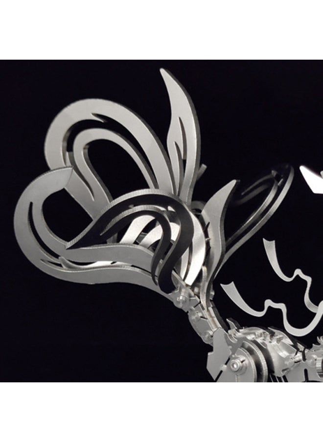 Generic - Steel Warcraft Nine-tailed Fox 3d Metal Assembly Model Puzzle Mechanical Assembly Handmade Difficulty Children's Creative Toys-Color:[gryphon] Diy/finished Product Please Note - Image 1