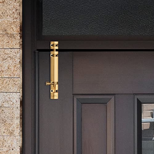 LAPO 2 Pack Heavy Duty 12 Inch Aluminium Tower Bolt for Wooden and PVC Door/Kundi/Chitakni for Windows Tower Bolt/Door Lock Latch for Main Doors (PVD Gold Finish, Pack of 2) - Image 3
