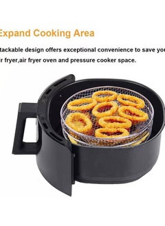 Stainless steel stand and holder for use inside the airfryer and an oil drain