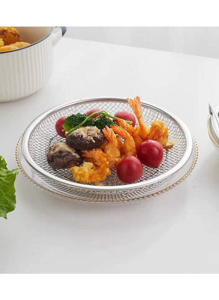 Generic - Stainless steel stand and holder for use inside the airfryer and an oil drain - Image 1