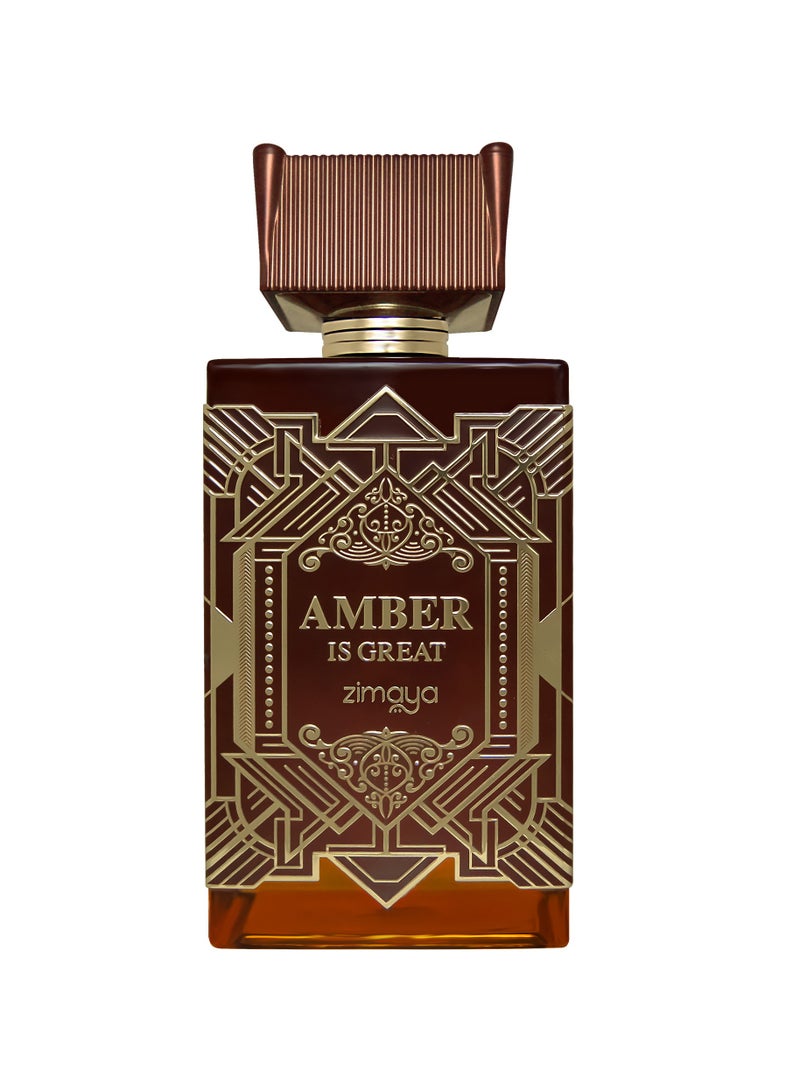zimaya Amber Is Great Unisex Extrait De Parfum, 100ML - Image 1