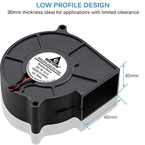GDSTIME 7530 75mm x 75mm x 30mm 5V USB Blower Brushless Cooling Fan - Image 4