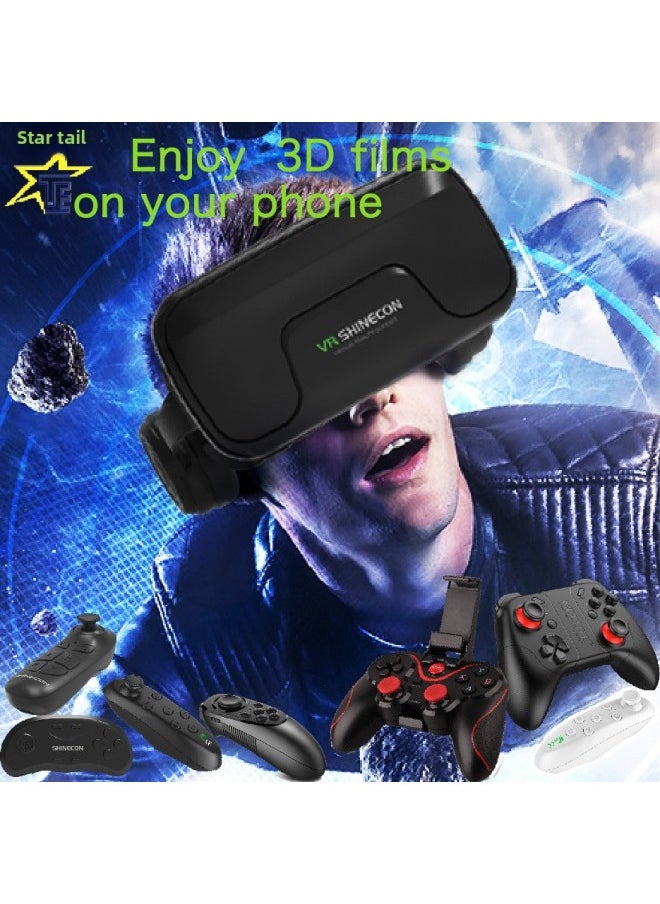Generic Youqianhuan VRSHINECON G04DEA Headset VR Glasses Large Screen Mobile Phone 3D Virtual Reality Panorama-Color:G04ea+c8s With Bracket+052+adapter  - Image 2