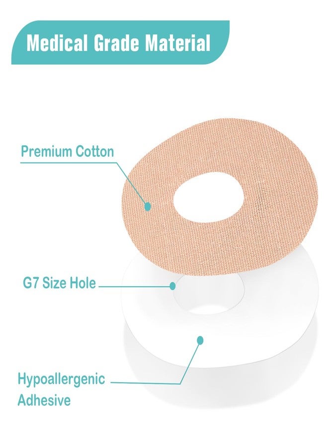 OBUZOO G7 Stelo Adhesive Patches,20 Pack Waterproof Flexible & Breathable Overpatches with Hole,Hypoallergenic & Latex-Free,Skin-Friendly Tapes for 10-15 Days,Multi-Color - Image 2