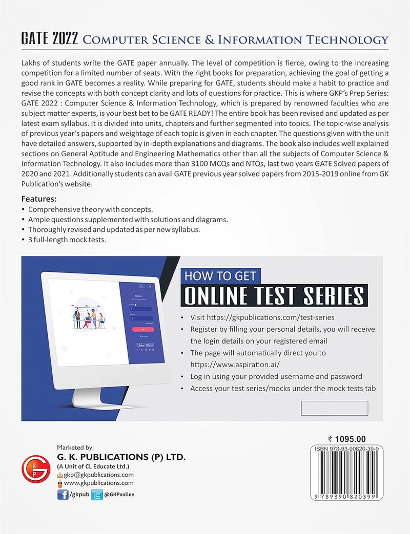 GATE 2022 : Computer Science and Information Technology - Guide - Image 3