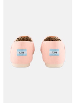 TOMS Women Alpargata Slip On Shoes, Light Peach  - Image 3