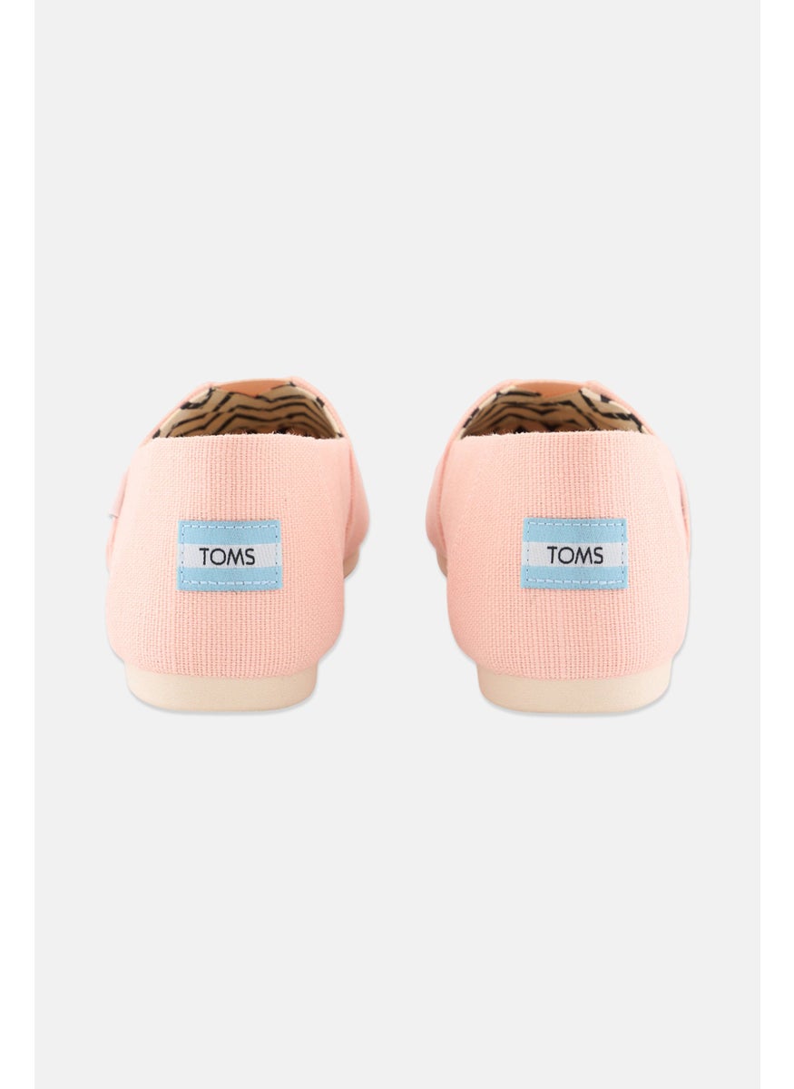 TOMS Women Alpargata Slip On Shoes, Light Peach  - Image 3