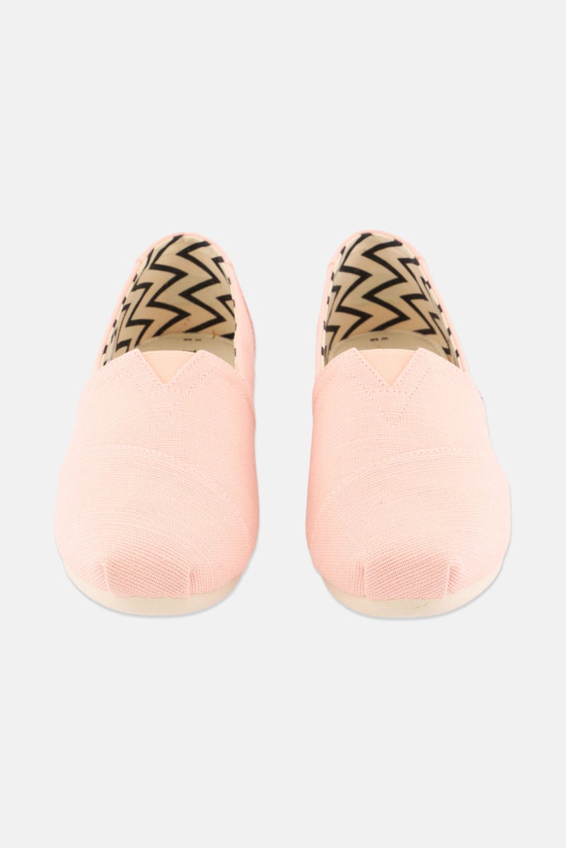 TOMS Women Alpargata Slip On Shoes, Light Peach - Image 4