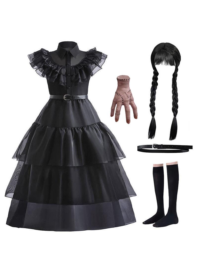 Bluejw Adams Costume Dress Outfits With Accessories Dress Up Set Family Birthday Cosplay Party - Image 1