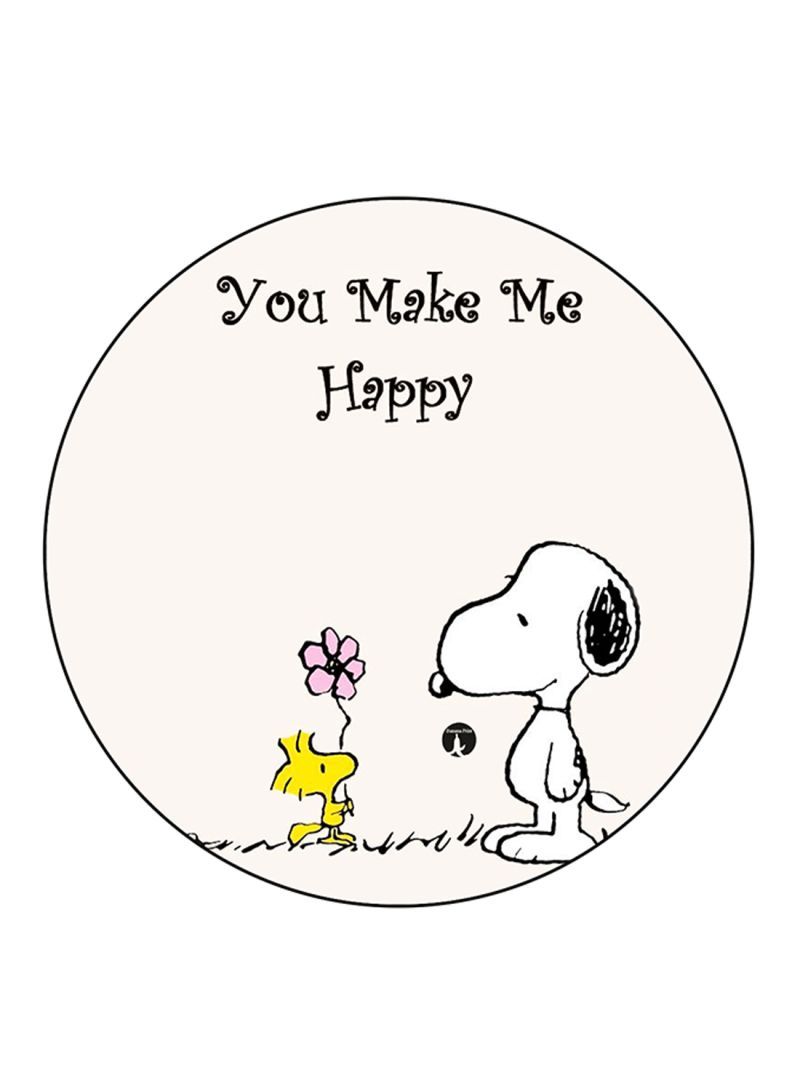 Snoopy Printed Mouse Pad Multicolour