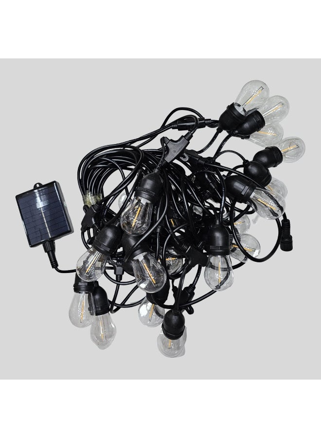 A 10-meter string of lights containing 10 unbreakable, waterproof, and weather-resistant solar-powered bulbs. - Image 2