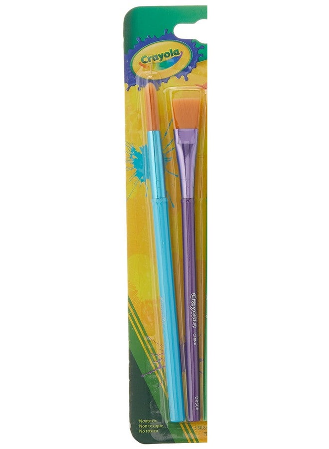Crayola Art And Craft Brush Set 5 Count - Image 2