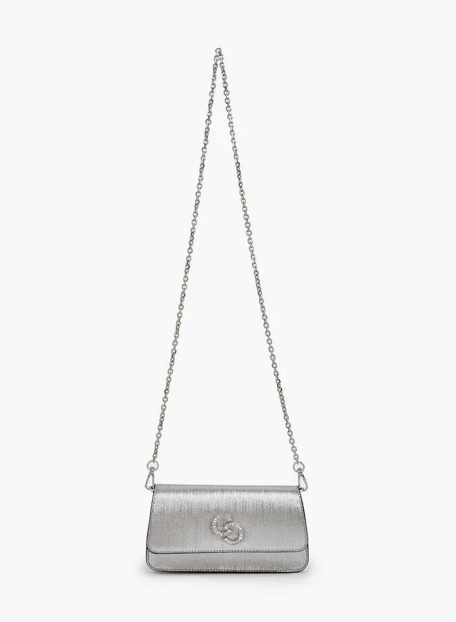 Celeste Textured Crossbody Bag With Detachable Chain Strap Ramadan Collections