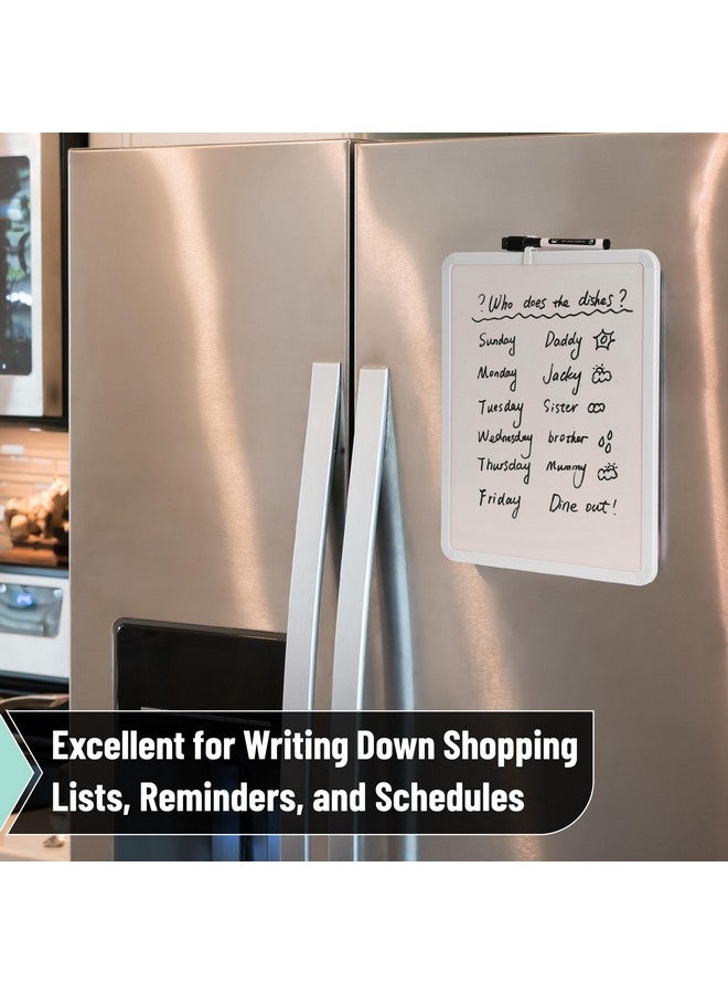 مستر. بين لوحة مسح جاف، 12 بوصة × 16 بوصة مع قلم مسح جاف أسود، إطار أبيض، لوحة بيضاء صغيرة، لوحة بيضاء للأطفال، لوحة بيضاء للطلاب، لوحة مسح جاف صغيرة، لوحة بيضاء صغيرة - Image 5