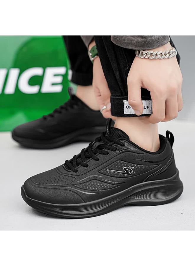 Double Star Men's Shoes  Autumn New Sports Shoes Leather Water-resistant Running Shoes Lightweight Soft Sole Casual Shoes