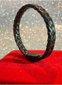 Multicolor Braided Leather Bracelet for Men