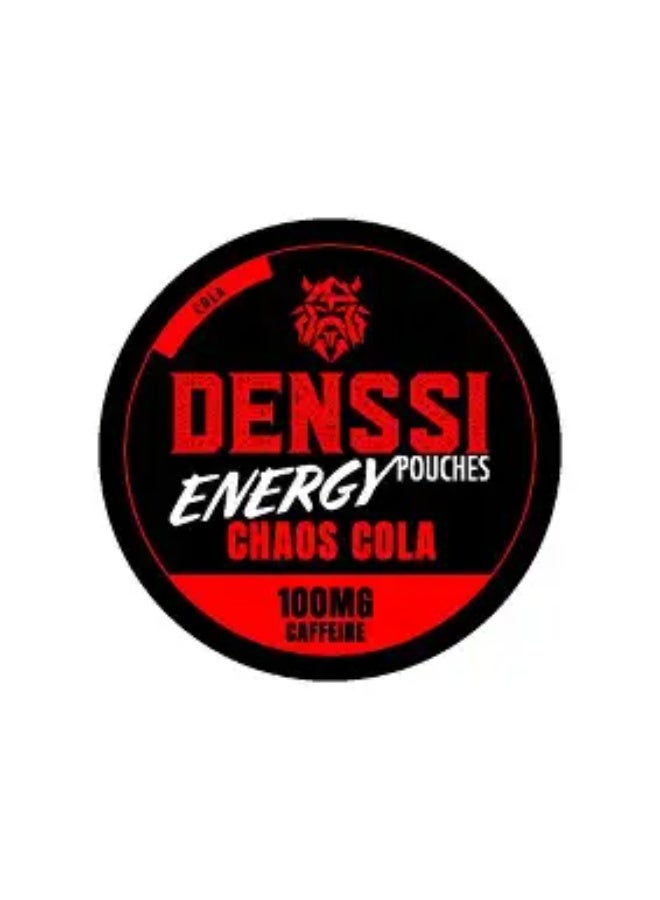 Energy Nicotine Pouch For Quitting Smoking and Tobacco, Chaos Cola, 100mg, 20 Sachets