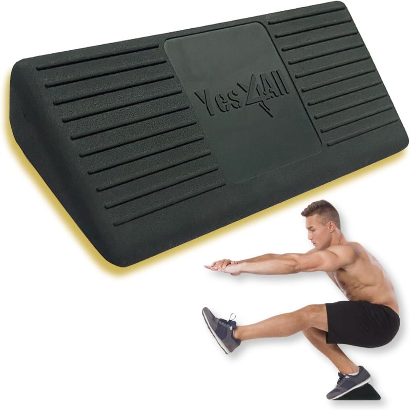 Yes4All Ankle Calf Stretcher 450LBS Rubber Slant Board Improving Mobility  Flexibility Anti Slip  Ergonomic Squat Wedges - Image 1