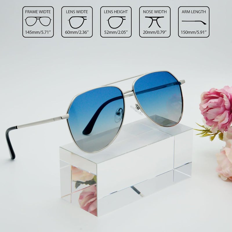 Joopin Polarized Sunglasses for Men Women UV400 Protection Metal Frame Aviation Military Style Shades Classic Vintage Pilot Sun Glasses Unisex - Image 4