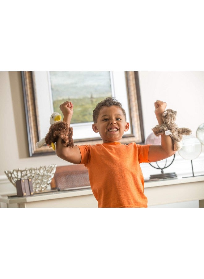 وايلد ريبابليك لعبة النسر الأصلع من Wild Republic Huggers، سوار صفعة، حيوان محشو، ألعاب أطفال، 8 بوصات - Image 2