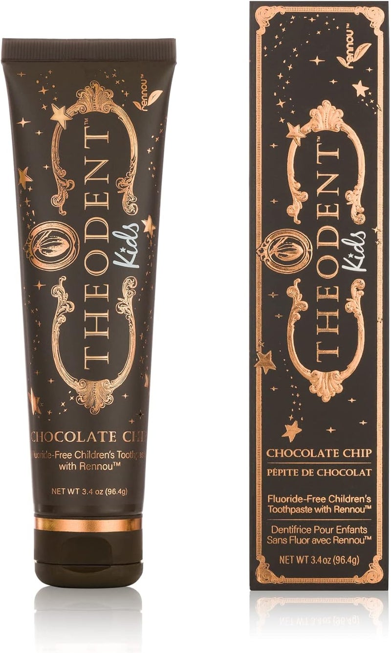 Theodent FluorideFree Natural Kids Toothpaste Chocolate ChipFlavored Toothpaste 34 Ounces 964 Grams - Image 1
