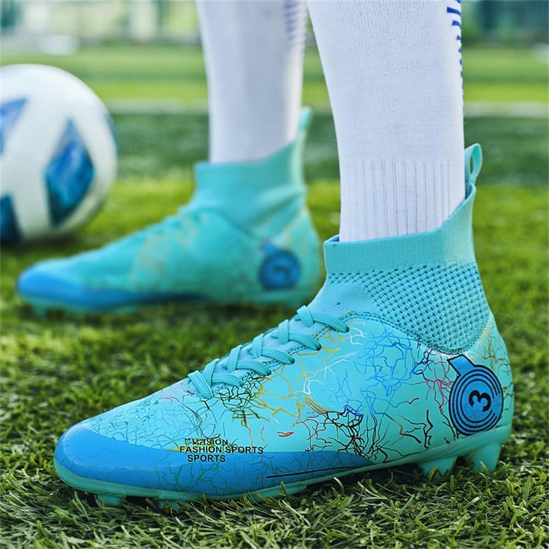 DISRATEBLU Kids Soccer Shoes Boys Football Cleats Professional Athletic Outdoor Trainning Football Shoes Youth Girl Turf Soccer Cleats - Image 5