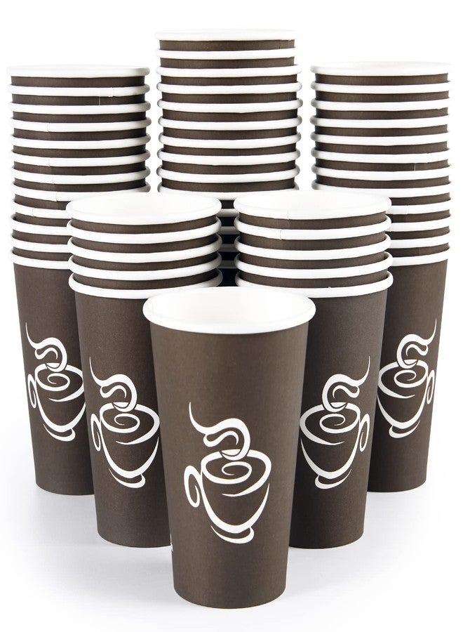 LITOPAK 240 Pack 12 oz Paper Cups, Brown Disposable Hot Coffee Cups for Party, Picnic, Travel, and Events - Image 1