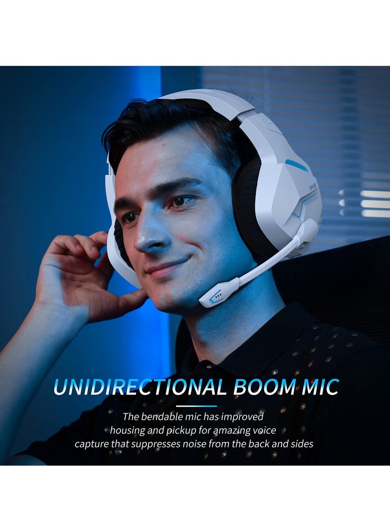 BINNUNE BW01 2.4G/Bluetooth Wireless Gaming Headset With Microphone For PC PS4 PS5 USB Gamer Headphones With Mic - Image 4