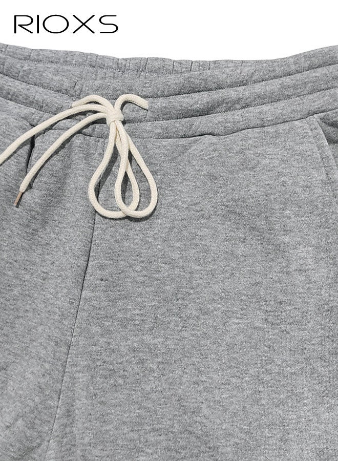 ريوكس بنطلون كاجو كاجوال للرجال، بنطلون عمل شتوي مبطن بالصوف، بنطلون متعدد الجيوب من البوليستر الرمادي الفاتح مع خصر برباط، بنطلون رياضي فضفاض متوسط الارتفاع، بنطلون رياضي خارجي فضفاض، بنطلون ترفيهي حراري بدون حزام للرجال، بنطلون خريفي شتوي أساسي للرجال، بنطلون رياضي للمشي لمسافات طويلة في الطقس البارد للاستكشاف في المناطق الحضرية - Image 3