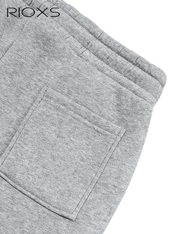 ريوكس بنطلون كاجو كاجوال للرجال، بنطلون عمل شتوي مبطن بالصوف، بنطلون متعدد الجيوب من البوليستر الرمادي الفاتح مع خصر برباط، بنطلون رياضي فضفاض متوسط الارتفاع، بنطلون رياضي خارجي فضفاض، بنطلون ترفيهي حراري بدون حزام للرجال، بنطلون خريفي شتوي أساسي للرجال، بنطلون رياضي للمشي لمسافات طويلة في الطقس البارد للاستكشاف في المناطق الحضرية - Image 5