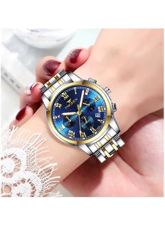 KASTWAVE Men's Wrist Watch, Waterproof LuxuryWatches Business Tourbillon Automatic Mechanical Watch Stainless Steel Calendar Luminous Pointer Waterproof Multifunction Wrist Watch. (Couple models)  - Image 2